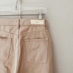 ZARA neutral tone jeans